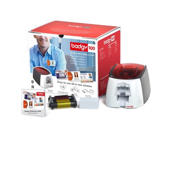 ID kortprinter Badgy 100. B12U0000RS - Image 2